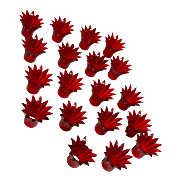 Christmas Tree Light Reflectors Red Plastic Light Covers for Holiday Tree - Picture 7 of 11